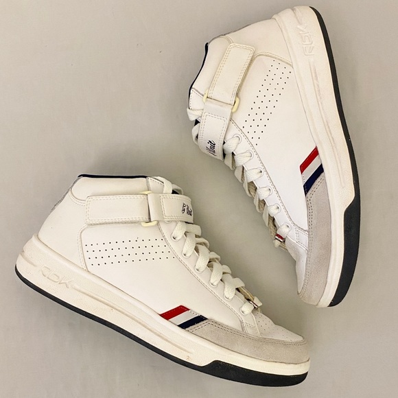 🚫SOLD🚫RBK G-Unit G6 Mid White Reebok Hip Hop 50 Cent Size 9 Shoes Sneakers - Picture 5 of 10